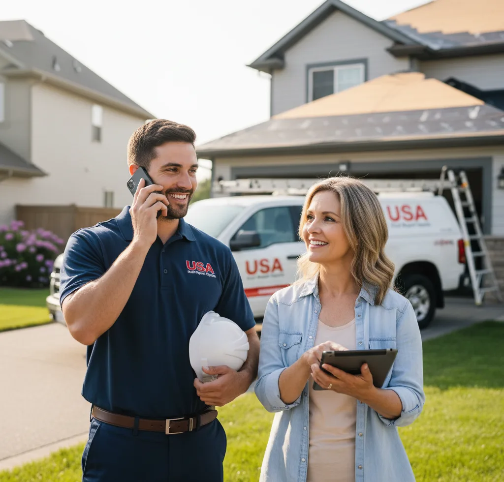 USA Roof Repair Experts customer support in Canaan